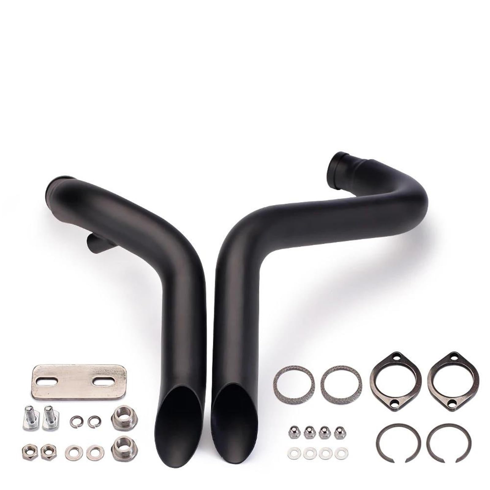Generisch Schalldämpfereinsätze Motorrad-Auspuffrohr Schalldämpfer Auspuffrohrbogen Passend Für Harley XL883 Für Softail Für Sportster 883 1200(Style 1) von Generisch