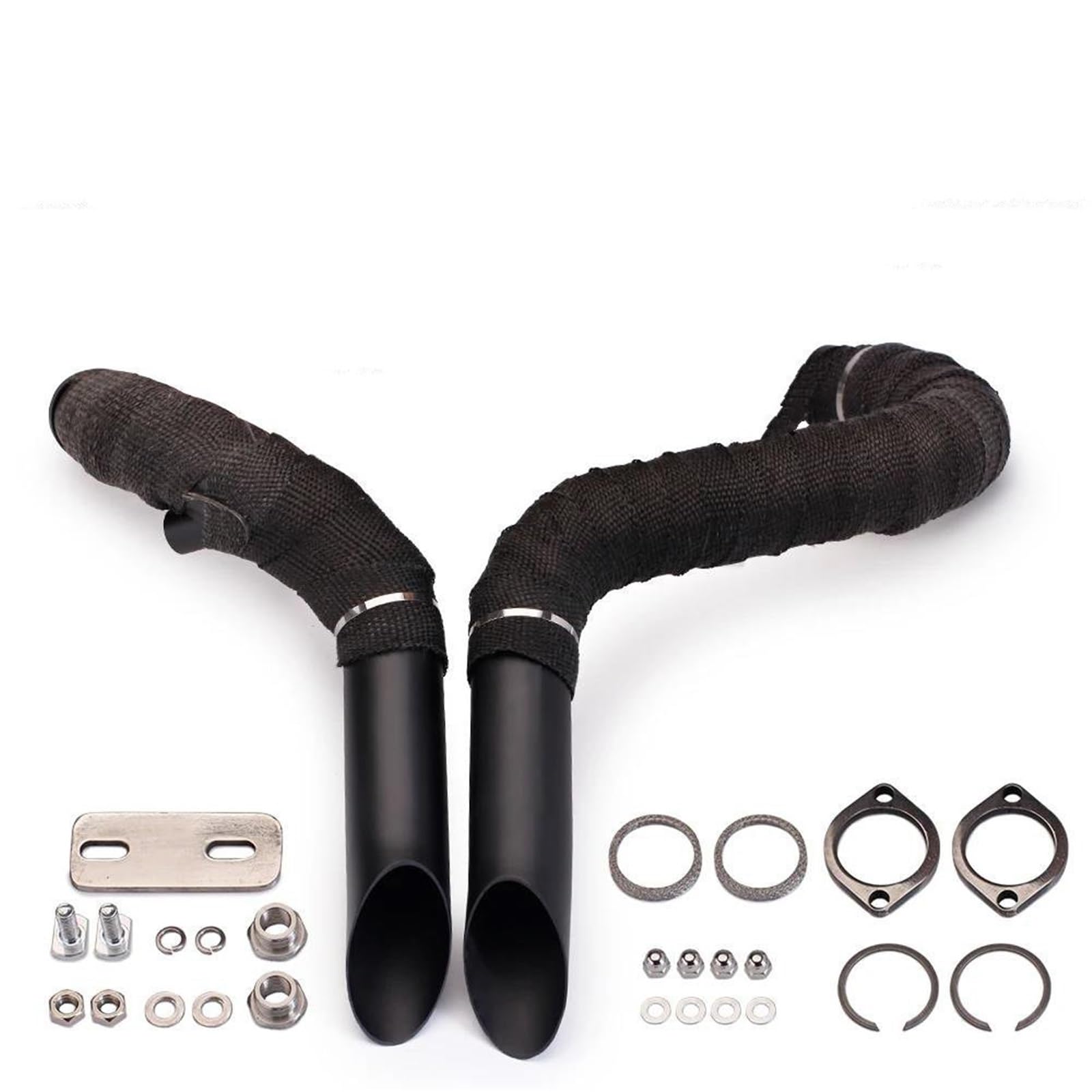 Generisch Schalldämpfereinsätze Motorrad-Auspuffrohr Schalldämpfer Auspuffrohrbogen Passend Für Harley XL883 Für Softail Für Sportster 883 1200(Style 3) von Generisch