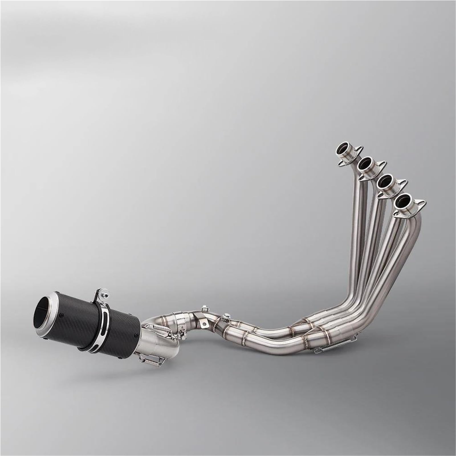 Generisch Schalldämpfereinsätze Motorrad Modifizierte Vordere Mittlere Pleuelstange Auspuffrohr 51mm Schalldämpfer Für CB650F CB650R CBR650 CBR650F 2014-2025(Style 2) von Generisch