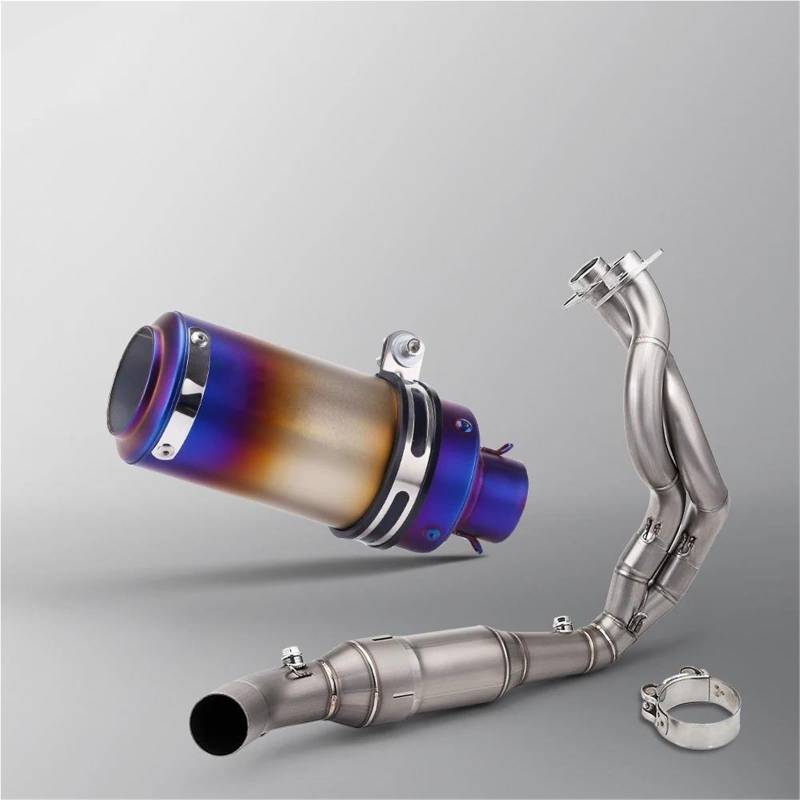 Generisch Schalldämpfereinsätze Motorrad-Schalldämpfer-Endrohr-Anschlussrohr-Schalldämpfer Für Kawasaki ER6N Für Versys 650 Z650 Für Ninja 650 2023-2025(Style 5) von Generisch