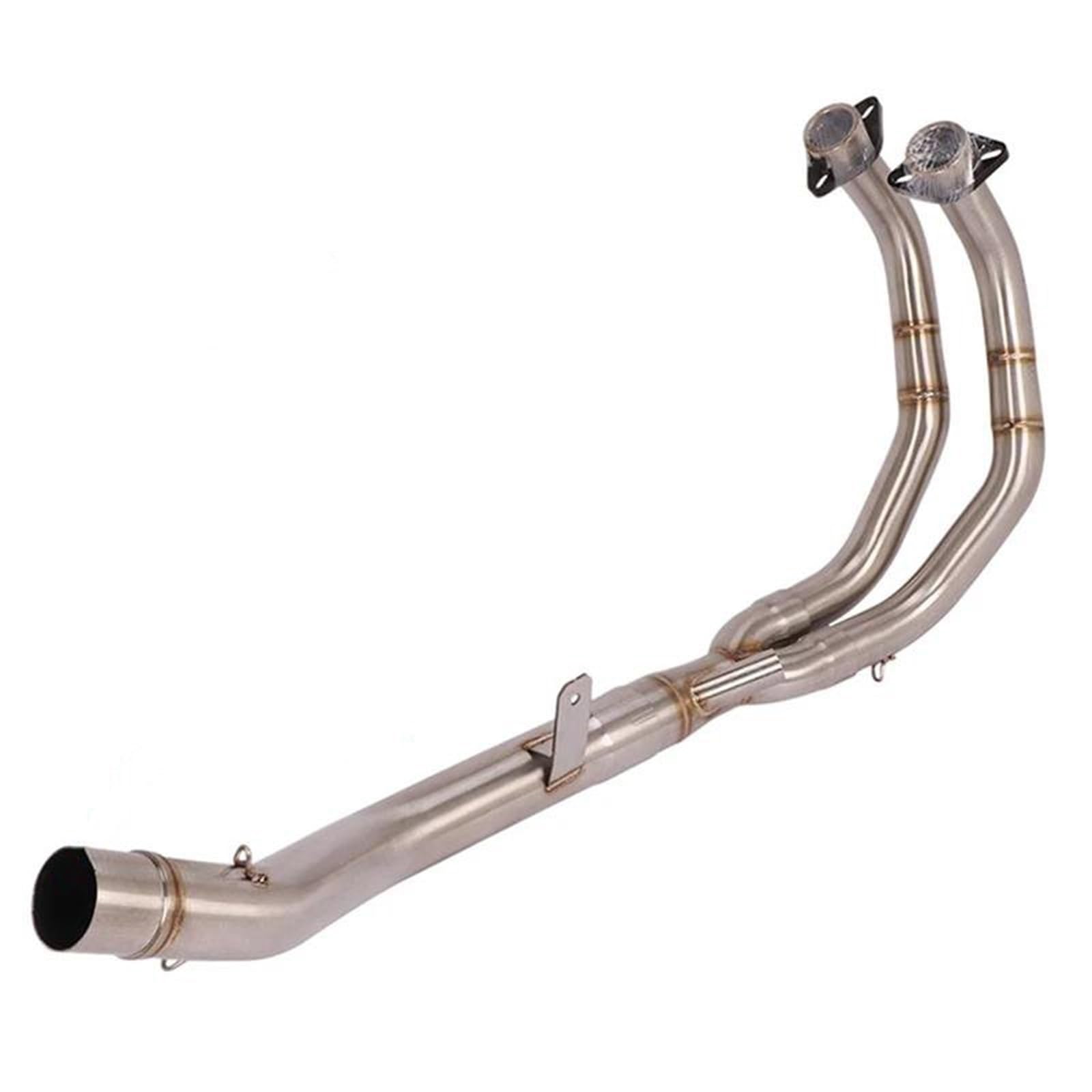 Generisch Schalldämpfereinsätze Motorradauspuffanlage Vordere Pleuelstange Auspuffrohr Für CBR500 CB500X CB500F CBR500R CBR 500 2013-2022(Style 1) von Generisch