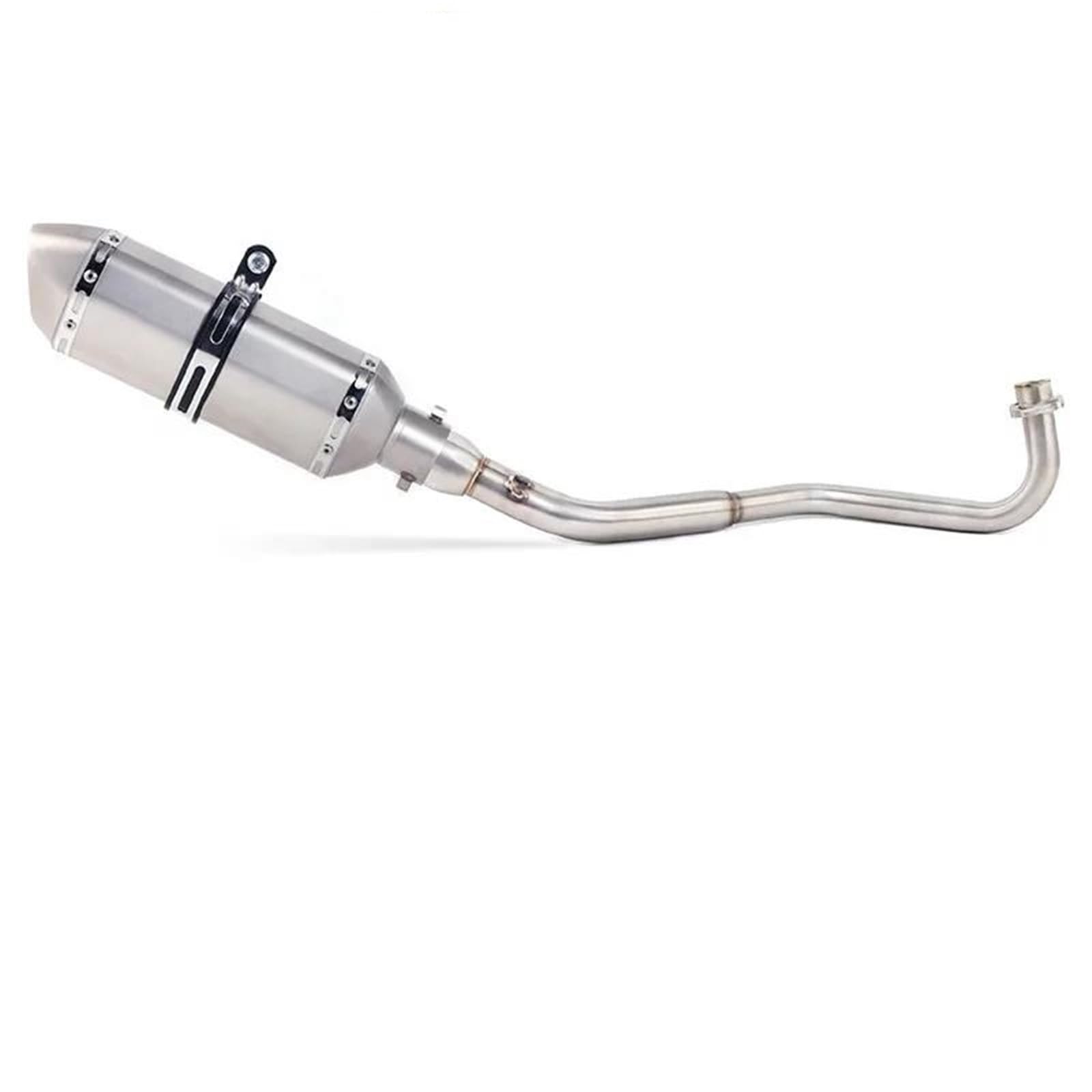 Generisch Schalldämpfereinsätze Motorradauspuffrohr Vollsystem Mittelrohr Schalldämpfer Slip-On Für M3 MSX 125 MSX125 SF 2013-2020 Auspuffrohr(Style 4) von Generisch