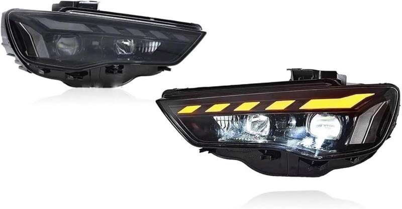 Generisch Scheinwerfer Auto Scheinwerfer Montage Für A3 2013-2016 Scheinwerfer Scheinwerfer Objektiv DRL Autoscheinwerfer von Generisch