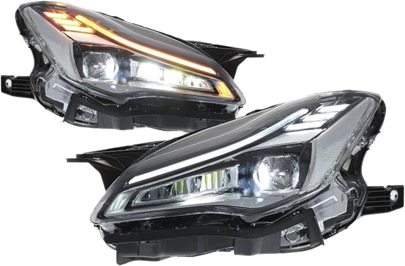 Generisch Scheinwerfer Autoscheinwerfer Scheinwerfer Montage Upgrade Voll-LED-Frontlampen für Maserati Für Quattroporte 2013-2021 Autoscheinwerfer von Generisch