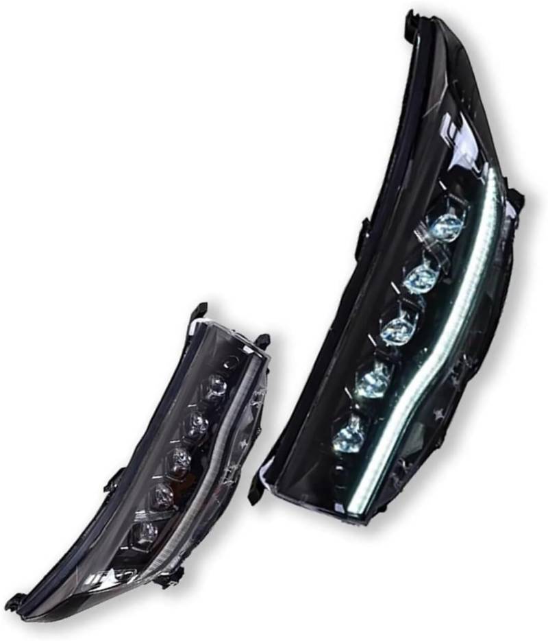 Generisch Scheinwerfer Projetor Kopf Lampe Tagfahrlicht für Toyota für highlander Scheinwerfer 2015-2017 Front Scheinwerfer Autoscheinwerfer von Generisch