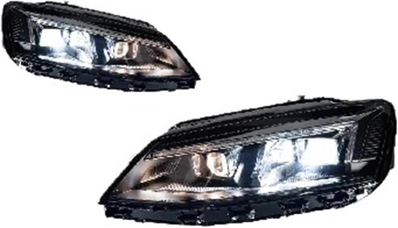 Generisch Scheinwerferbaugruppe Auto Kopf Lampe für vw für jetta Mk6 2011-2018 R8 Scheinwerfer Tagfahrlicht Dual Projektor von Generisch