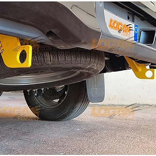 Generisch Schlepphaken hinten Heavy-Duty Abschlepphaken Anhängerkupplungen GELB für den Ford Ranger 2023 T9 von Generisch