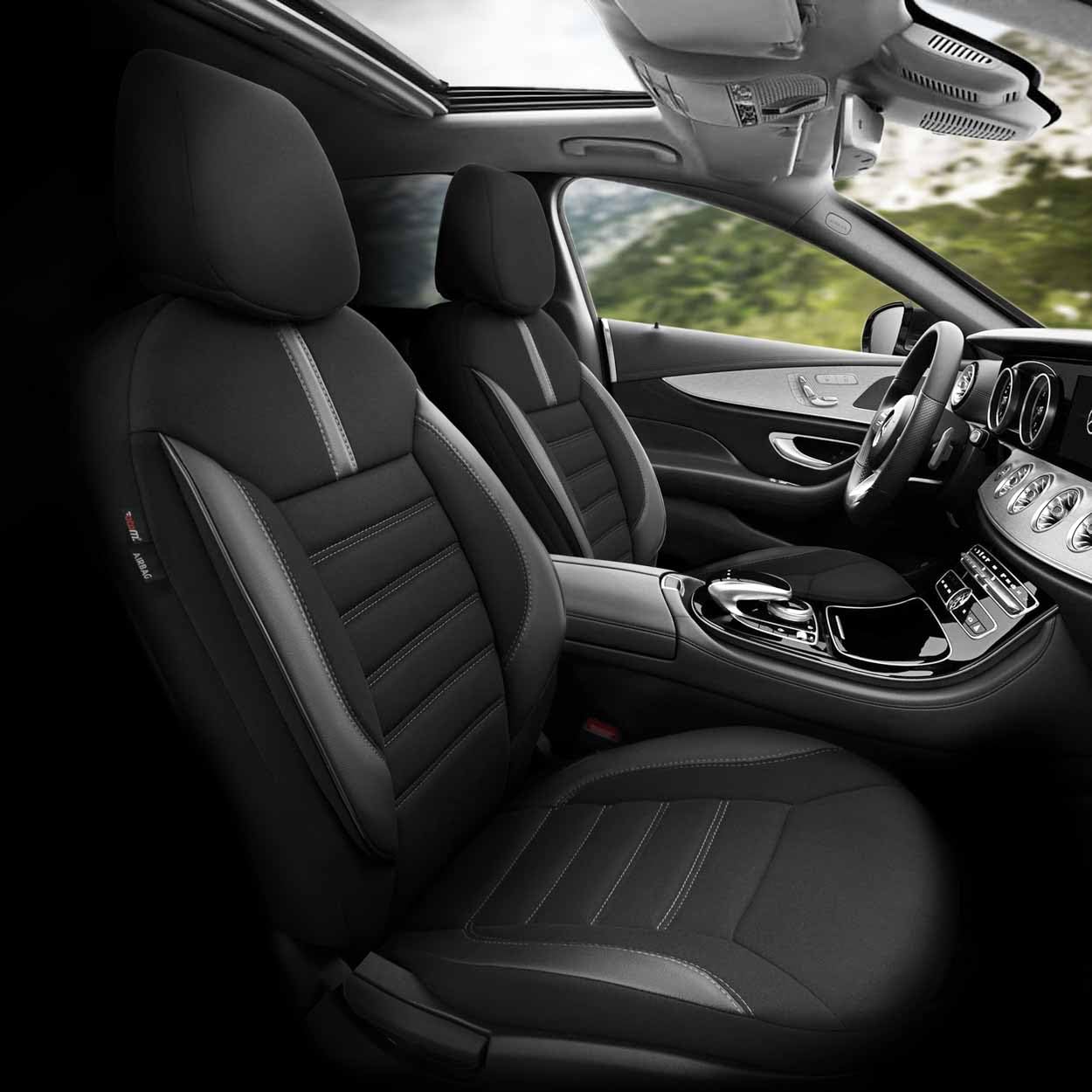 Generisch Sport Elegant Schwarz Design Auto Sitzbezug Sitschoner Schonbezug Universal Komfortabel XAPLOT74048-L1 Generisch Sport Elegant Schwarz Design Auto Sitzbezug Sitschoner Schonbezug Universal Komfortabel XAPLOT74048-L1 von Generisch