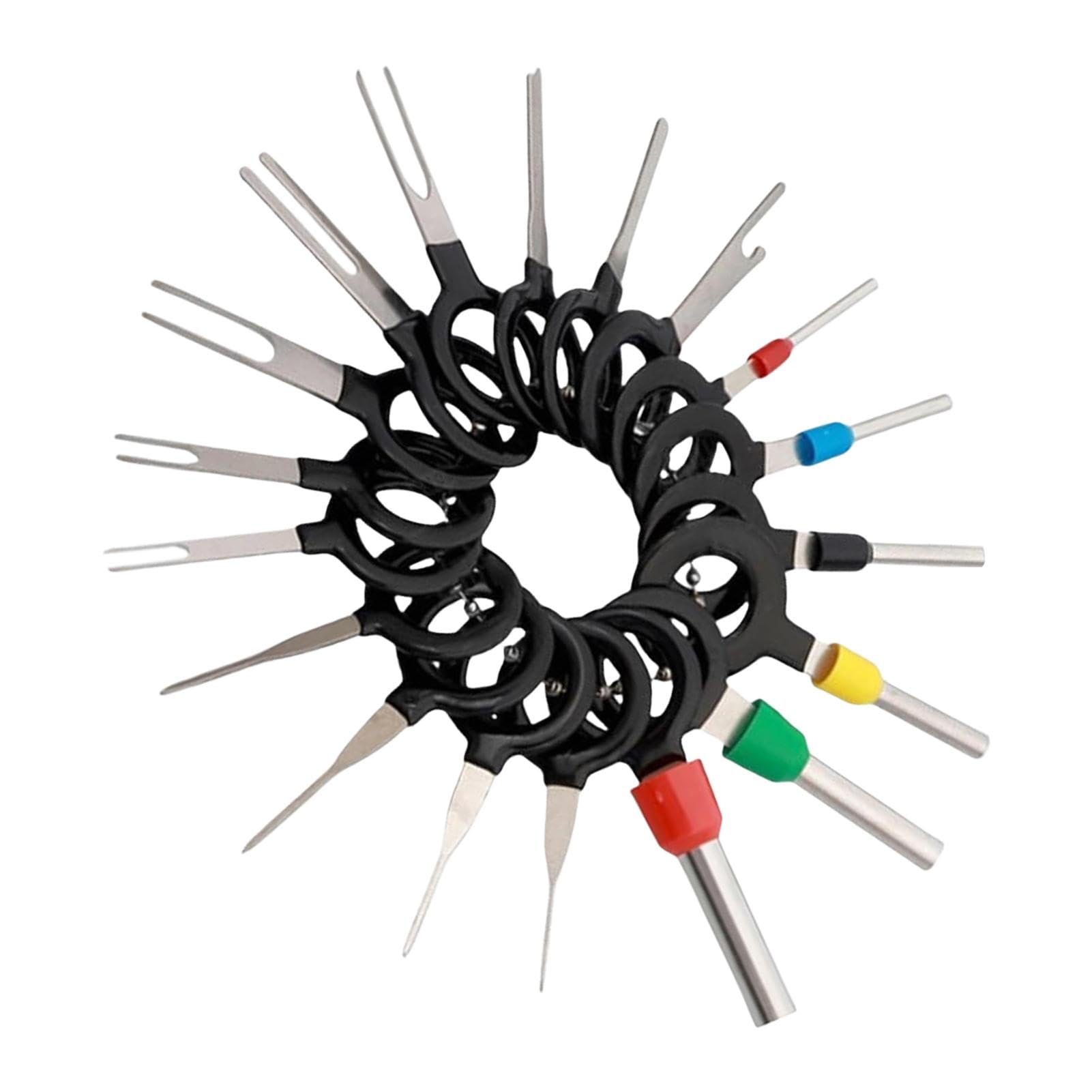 Generisch Terminal Ejector Kit Für Auto,Werkzeugsatz Zum Entfernen Von Anschlüssen, Entriegelungswerkzeug Set KFZ Werkzeug Auspinnwerkzeug Kfz Set Mit Schutzhülle Für Meisten Steckverbinder Terminals Generisch Terminal Ejector Kit Für Auto,Werkzeugsatz Zum Entfernen Von Anschlüssen, Entriegelungswerkzeug Set KFZ Werkzeug Auspinnwerkzeug Kfz Set Mit Schutzhülle Für Meisten Steckverbinder Terminals von Generisch