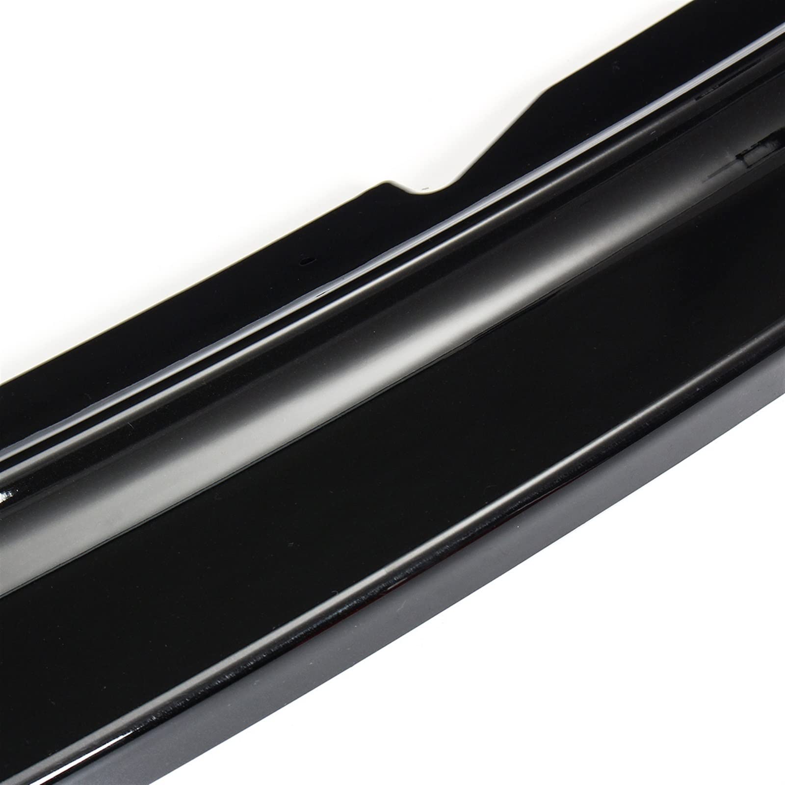Generisch Universalspoiler 3 Stück A4 B9 2017 2018 2019 Frontstoßstange Lip Spoiler Seitensplitter Guards Cover Deflector Body Kit Autozubehör(Glossy Black) von Generisch