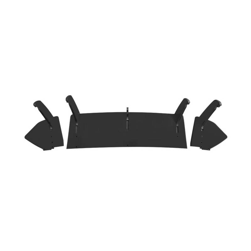 Generisch Universalspoiler Auto Heckstoßstange Diffusor Spoiler Lippenschutz Splitter Body Kit für Ford für Focus RS Mk3 2015 2016 2017 2018 Zubehör von Generisch