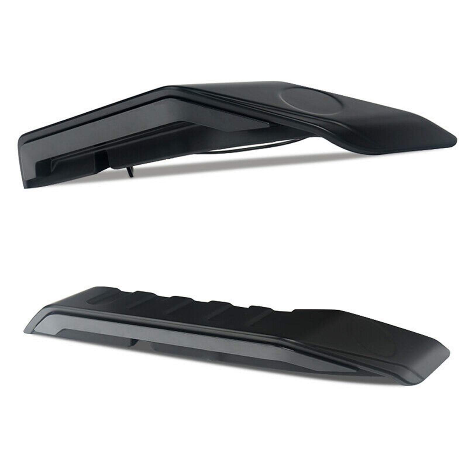 Generisch Universalspoiler Spoiler Flügel Splitter Auto Hinten Dach Schwanz Split Höhenleitwerk Drehen für Signal Bremslicht für Jeep für Wrangler JK JL 20072023 EU US Version(for JK US) von Generisch