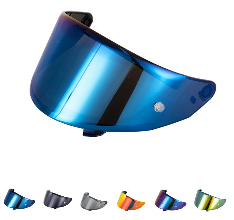 Generisch Visier für Suomy Stellar Speedstar Track-1 TX-Pro (Blau) von Generisch