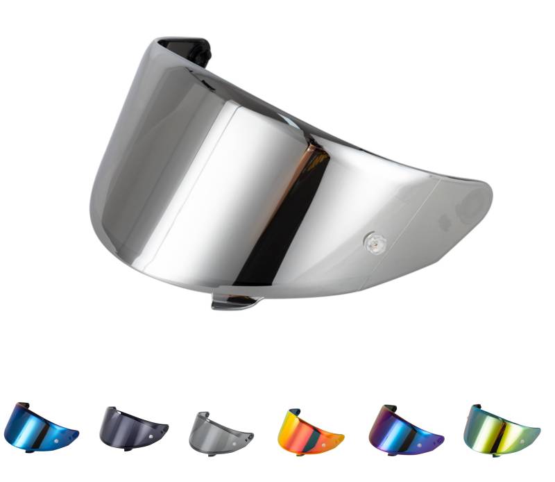 Generisch Visier für Suomy Stellar Speedstar Track-1 TX-Pro (Silber) von Generisch