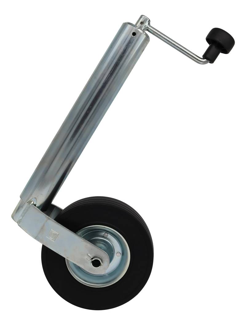 Generisch Winterhoff Stützrad verstärkt 250kg Ø 60mm Bugrad Vollgummirad 225 x 70 Deichselrad Anhänger Stütze von trailer parts4u