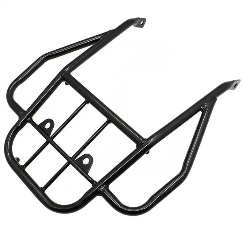Gepäckträger hinten Motorrad Hinten Sitz Gepäckträger Für CRM250 CRM 250 Armlehne Unterstützung Fracht Regal Satteltasche Halterung(Schwarz) von Generisch
