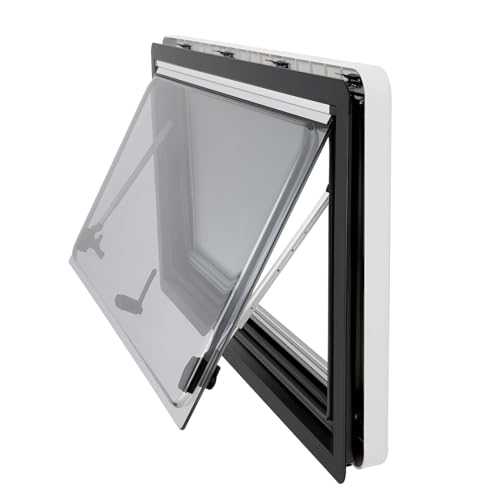 Getöntes Fenster für Wohnmobil und Wohnwagen – multifunktionales Kippschiebe-Design, 500 x 450 mm für verbesserte Belüftung und Privatsphäre von Generisch