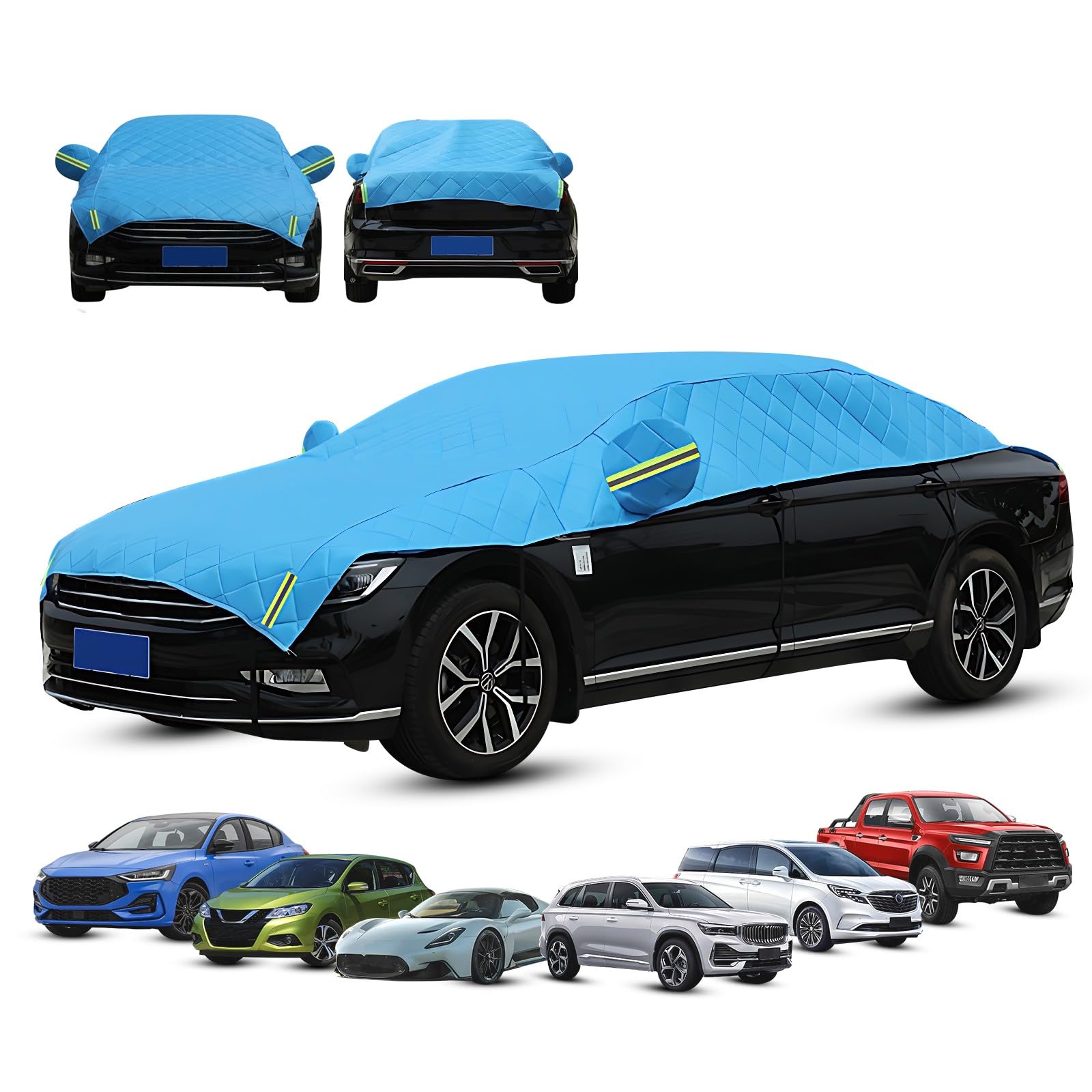 Hagelschutz Auto Für Mini R50 Coo Für 2000-2006,Hageldecke für Auto, Autogarage Abdeckung Wasserdicht Atmungsaktiv Sonnenschutz für Winter Sommer Hagelschutz Auto Für Mini R50 Coo Für 2000-2006,Hageldecke für Auto, Autogarage Abdeckung Wasserdicht Atmungsaktiv Sonnenschutz für Winter Sommer von Generisch