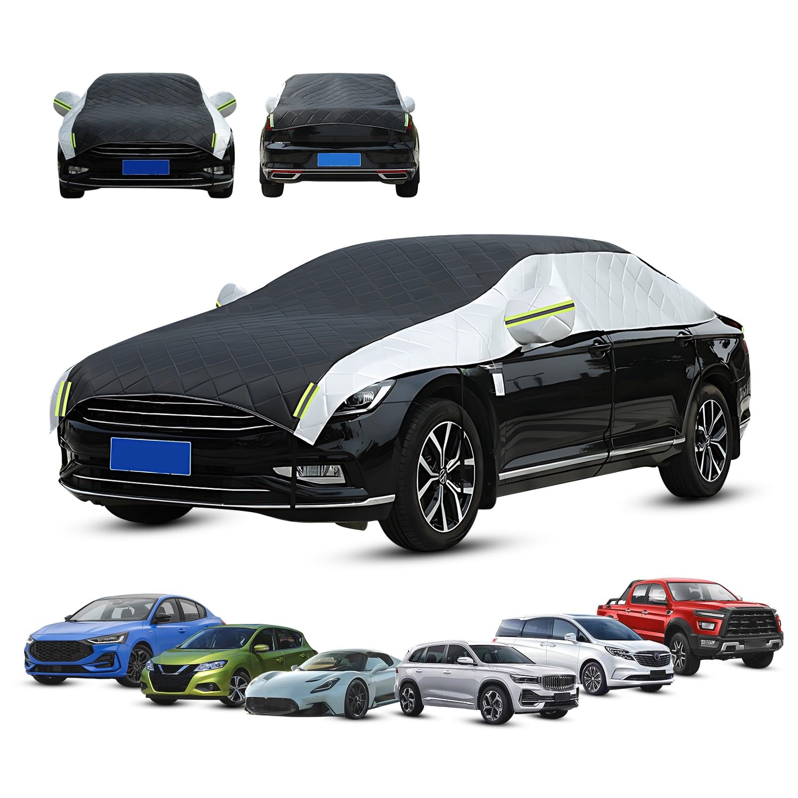 Hagelschutz-Autoabdeckung Für Mini Hatch r53 2001-2006,Hageldecke für Auto, Autogarage Abdeckung Wasserdicht Atmungsaktiv Sonnenschutz für Winter Sommer Hagelschutz-Autoabdeckung Für Mini Hatch r53 2001-2006,Hageldecke für Auto, Autogarage Abdeckung Wasserdicht Atmungsaktiv Sonnenschutz für Winter Sommer von Generisch