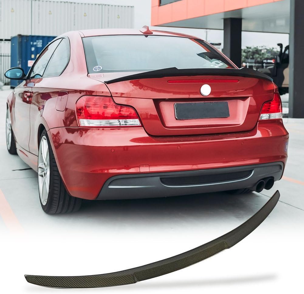 Heckspoiler aus Kohlefaser für BMW 1er-Serie E82 Coupe 2007–2013 116i 118i 120i 125i 128i 130i 135i Heckklappe Dachspoiler Flügellippe Heckspoiler aus Kohlefaser für BMW 1er-Serie E82 Coupe 2007–2013 116i 118i 120i 125i 128i 130i 135i Heckklappe Dachspoiler Flügellippe von Generisch