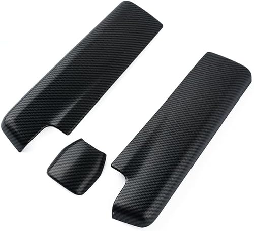 Karbonfaser-Abdeckung für die Mittelarmlehne, passend für Mercedes-Benz E-Klasse W212 2010–2015, dekorative Schutzhülle für Mittelarmlehnenbox von Generisch