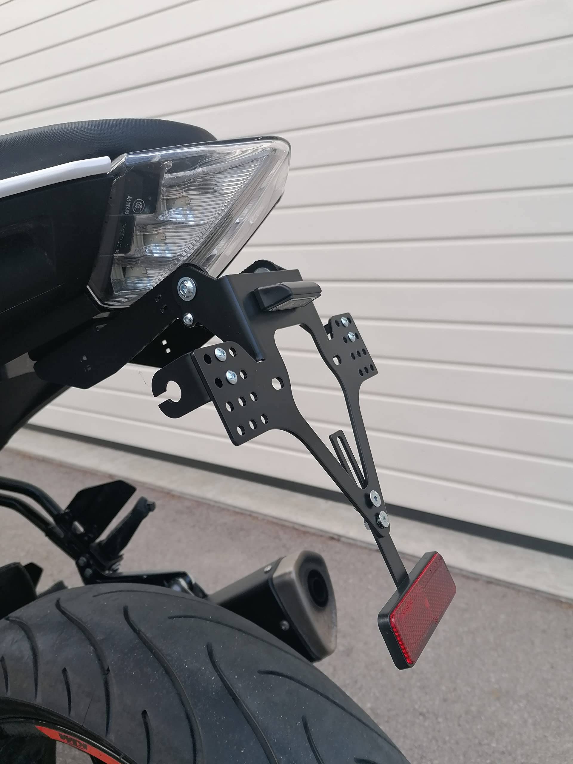 Kennzeichenhalter für KTM Duke 125 250 390 2017-2023 EVO-Set GroFaTec Kennzeichenträger Nummernschild kurzes Heck Heckumbau duke125 duke390 Kennzeichenhalter für KTM Duke 125 250 390 2017-2023 EVO-Set GroFaTec Kennzeichenträger Nummernschild kurzes Heck Heckumbau duke125 duke390 von GroFaTec