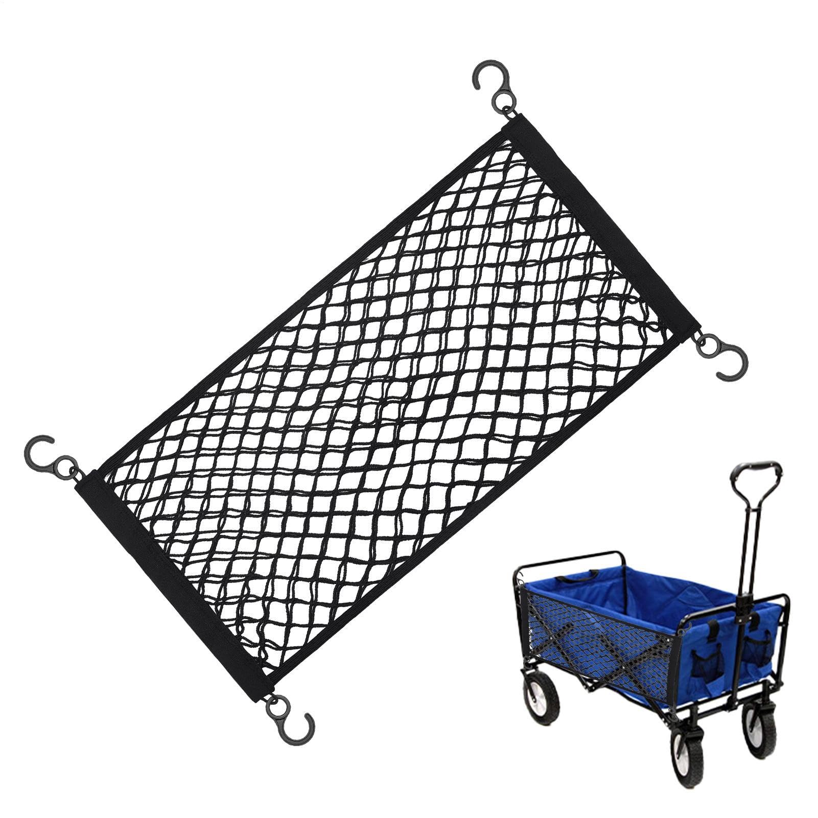 Kfz-Gepäcknetz,Universelles dehnbares LKW-Netz mit Haken |70 x 35 cm großes hinteres Gepäcknetz für Wohnmobil, Motorrad, Anhänger, ATV, Kofferraum Kfz-Gepäcknetz,Universelles dehnbares LKW-Netz mit Haken |70 x 35 cm großes hinteres Gepäcknetz für Wohnmobil, Motorrad, Anhänger, ATV, Kofferraum von Generisch