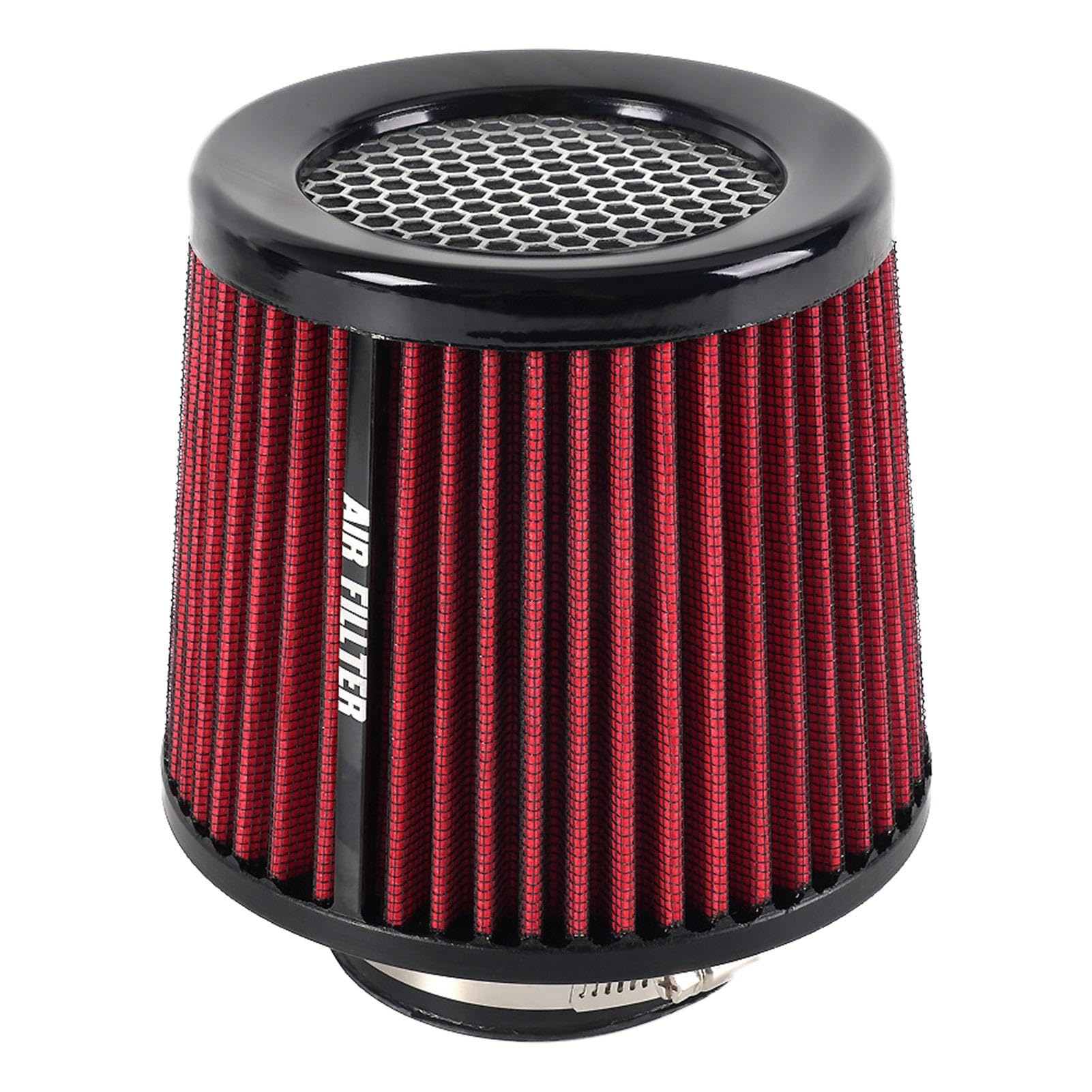 Kfz-Kaltlufteinlassfilter, Auto-Trockenluftfilter | Automatischer Luftfilter,Waschbarer, wiederverwendbarer Filter, 76-mm-Luftfilter mit Durchfluss für mehr Motorleistung und leidenschaftlichen Kfz-Kaltlufteinlassfilter, Auto-Trockenluftfilter | Automatischer Luftfilter,Waschbarer, wiederverwendbarer Filter, 76-mm-Luftfilter mit Durchfluss für mehr Motorleistung und leidenschaftlichen von Generisch