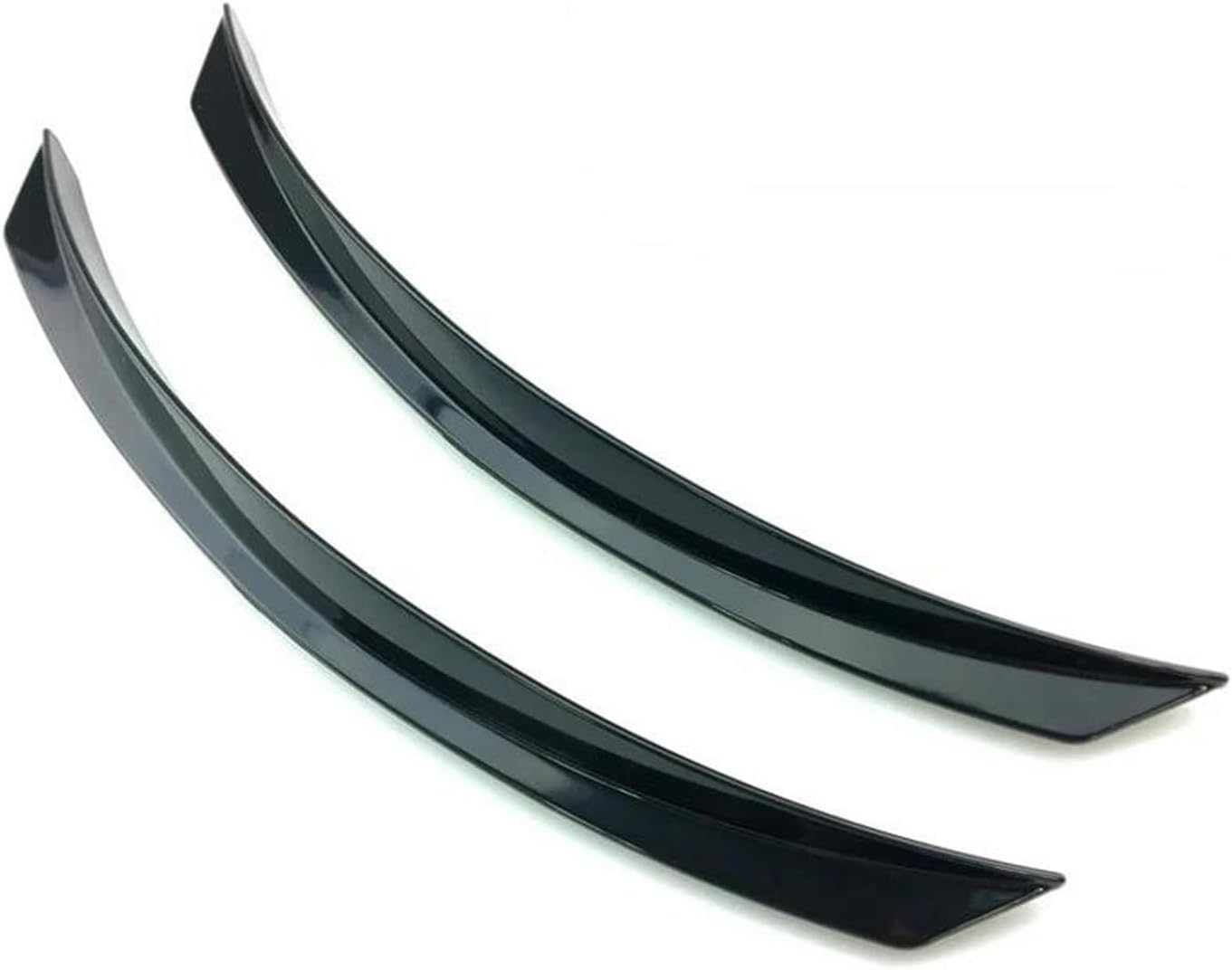 Kotflügel 2 Pcs Universal Rad Augenbraue Für Kotflügel Anti-kollision Streifen Auto Zubehör Auto Rad Augenbraue Bogen Seite Dekorative Für Kotflügel Schmutzfänger(Schwarz) von Generisch