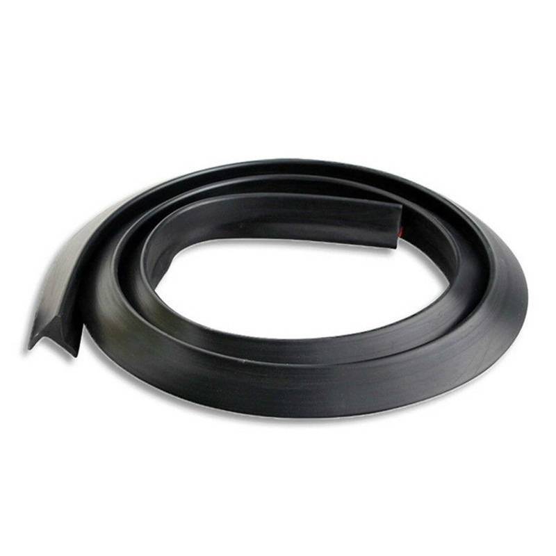 Kotflügel Auto Externe Rad Augenbraue Gummi Anti Kollision Streifen Schwarz 1,5 m Kotflügel Verlängerung Moulding Flares Trim Rand Schmutzfänger(Plain Black) von Generisch
