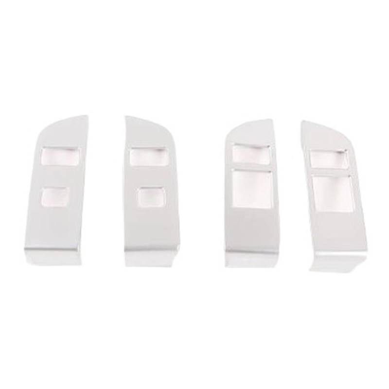 Kratzfeste Armaturenbrettverkleidung Für Discovery 5 LR5 2021 2022 ABS Kind Sicherheit Türschloss Für Schalter Panel Trim Auto Zubehör(Silber) von Generisch