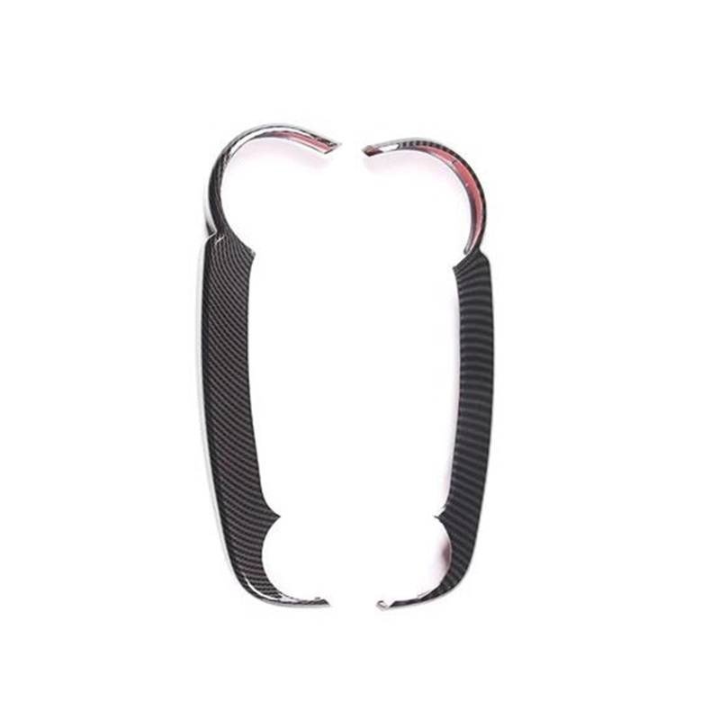 Kratzfeste Armaturenbrettverkleidung Für FJ für Cruiser 2007-2021 Auto Center Control Navigation Seite Abdeckung Trim Aufkleber ABS(Carbon fiber) von Generisch
