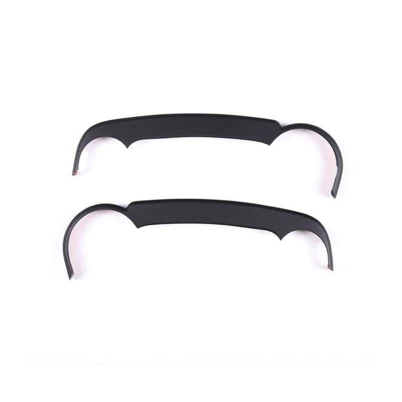 Kratzfeste Armaturenbrettverkleidung Für FJ für Cruiser 2007-2021 Auto Center Control Navigation Seite Abdeckung Trim Aufkleber ABS(Schwarz) von Generisch