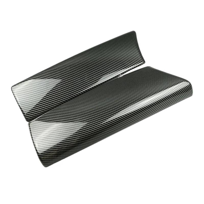Kratzfeste Armaturenbrettverkleidung Mittelkonsole Armlehne Box Panel Dekoration Abdeckung Trim 2 Stücke ABS Für C Klasse W205 GLC X253 2015-2018 200 260 300(Carbon Fiber) von Generisch