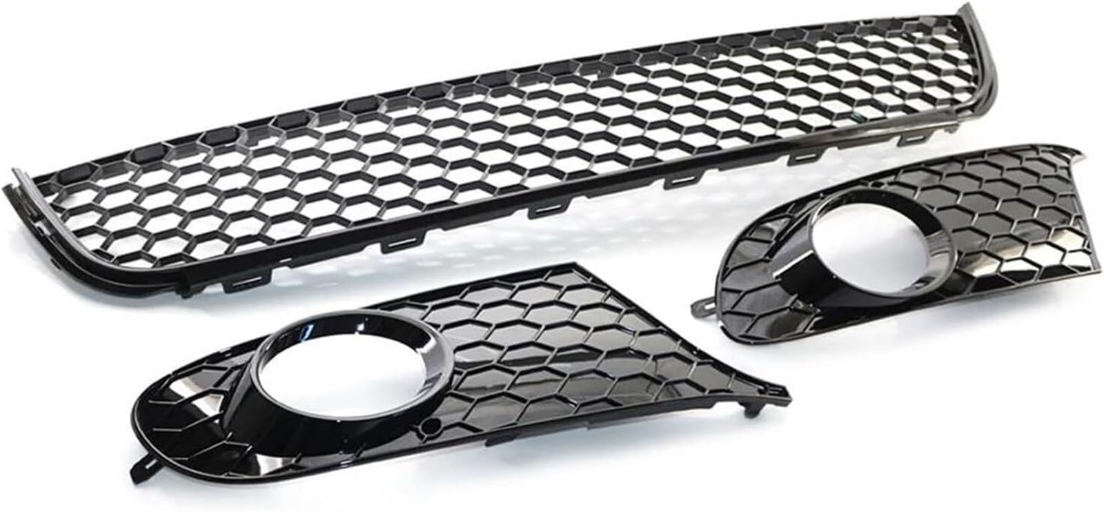Kühlergrill aus ABS-Kunststoff Auto Front Lower Bumper Mesh Grille Nebel Licht für vw Auto Front Stoßstange Grille Kühlergrill aus ABS-Kunststoff Auto Front Lower Bumper Mesh Grille Nebel Licht für vw Auto Front Stoßstange Grille von Generisch