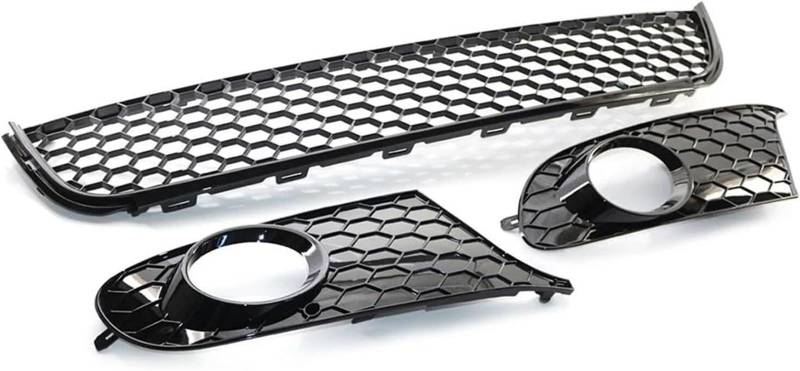 Kühlergrill aus ABS-Kunststoff Auto Front Lower Bumper Mesh Grille Nebel Licht für vw Auto Front Stoßstange Grille von Generisch
