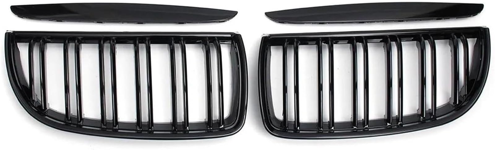 Kühlergrill aus ABS-Kunststoff Für BMW 2005-2008 Auto Front Stoßstange Grille Grill Doppel Lamellen Auto Front Stoßstange Grille Kühlergrill aus ABS-Kunststoff Für BMW 2005-2008 Auto Front Stoßstange Grille Grill Doppel Lamellen Auto Front Stoßstange Grille von Generisch