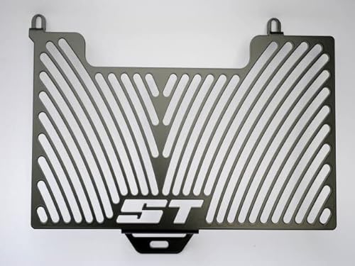 Kühlerschutz für BMW F 800 ST Bj 2006-2012 schwarz GroFaTec BMW f800st Radiator Abdeckung Gitter Kühlergitter Steinschlagschutz Wasserkühlerabdeckung von Generisch