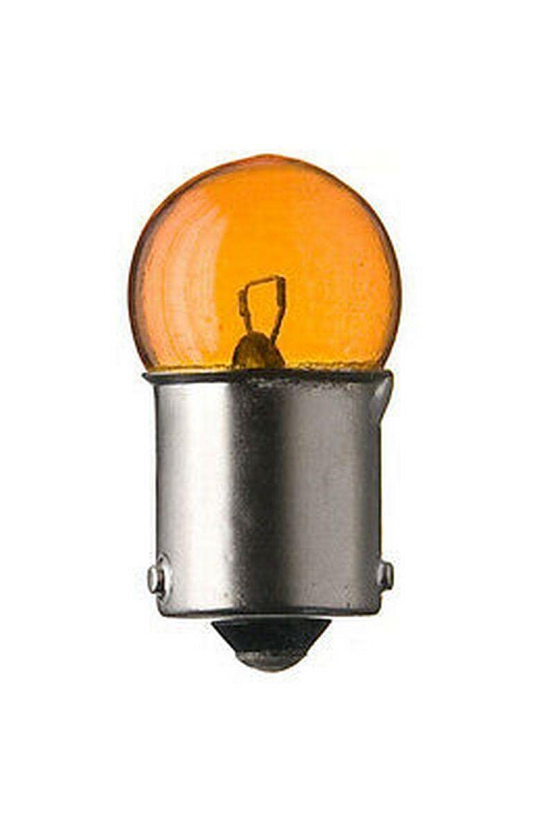 Kugellampe-Birnen 12V 21W Gelb Amber (Sockel:BA15s) Oldtimerbirne von Generisch