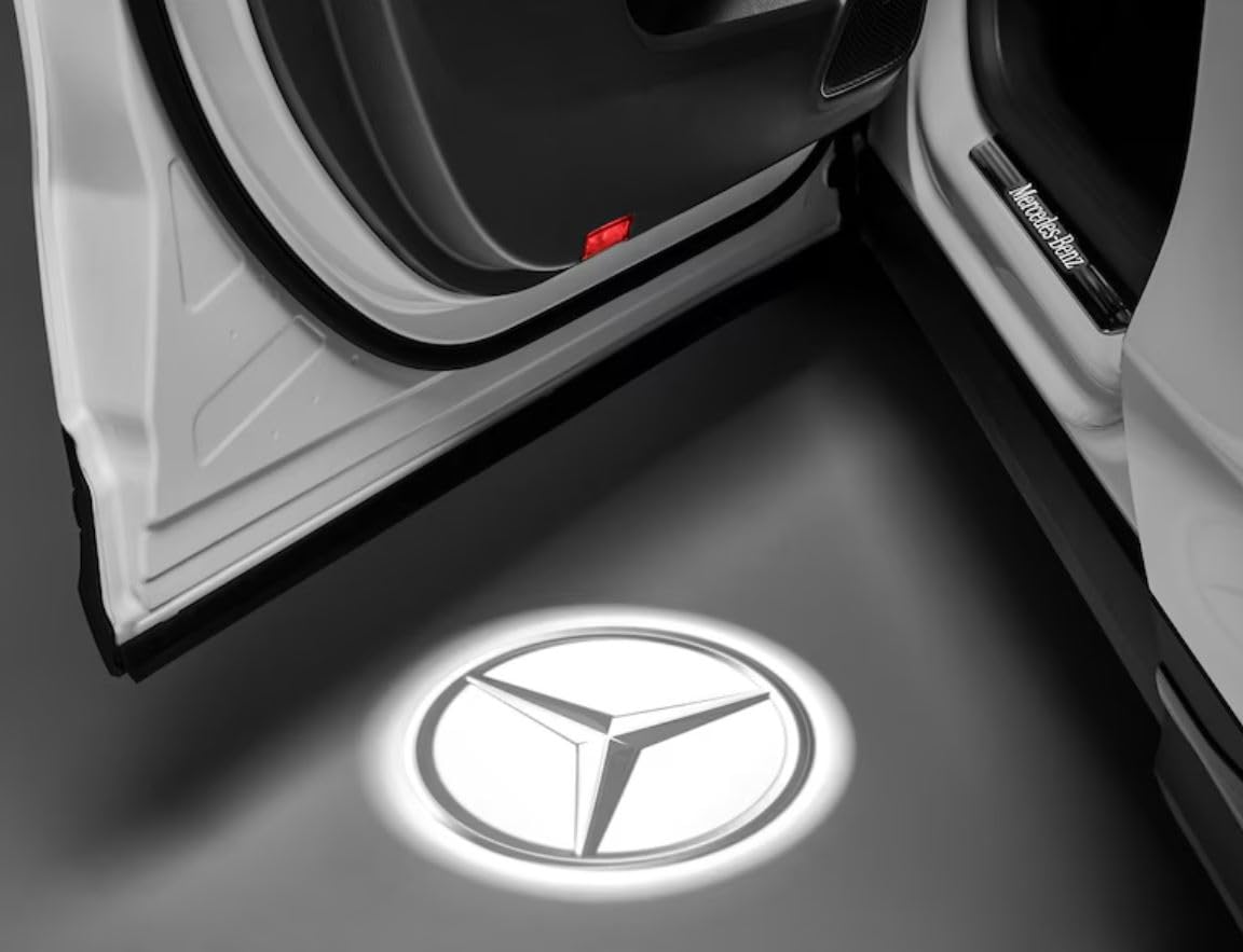 LED Logoprojektor vom Mercedes Stern in 3D von Generisch