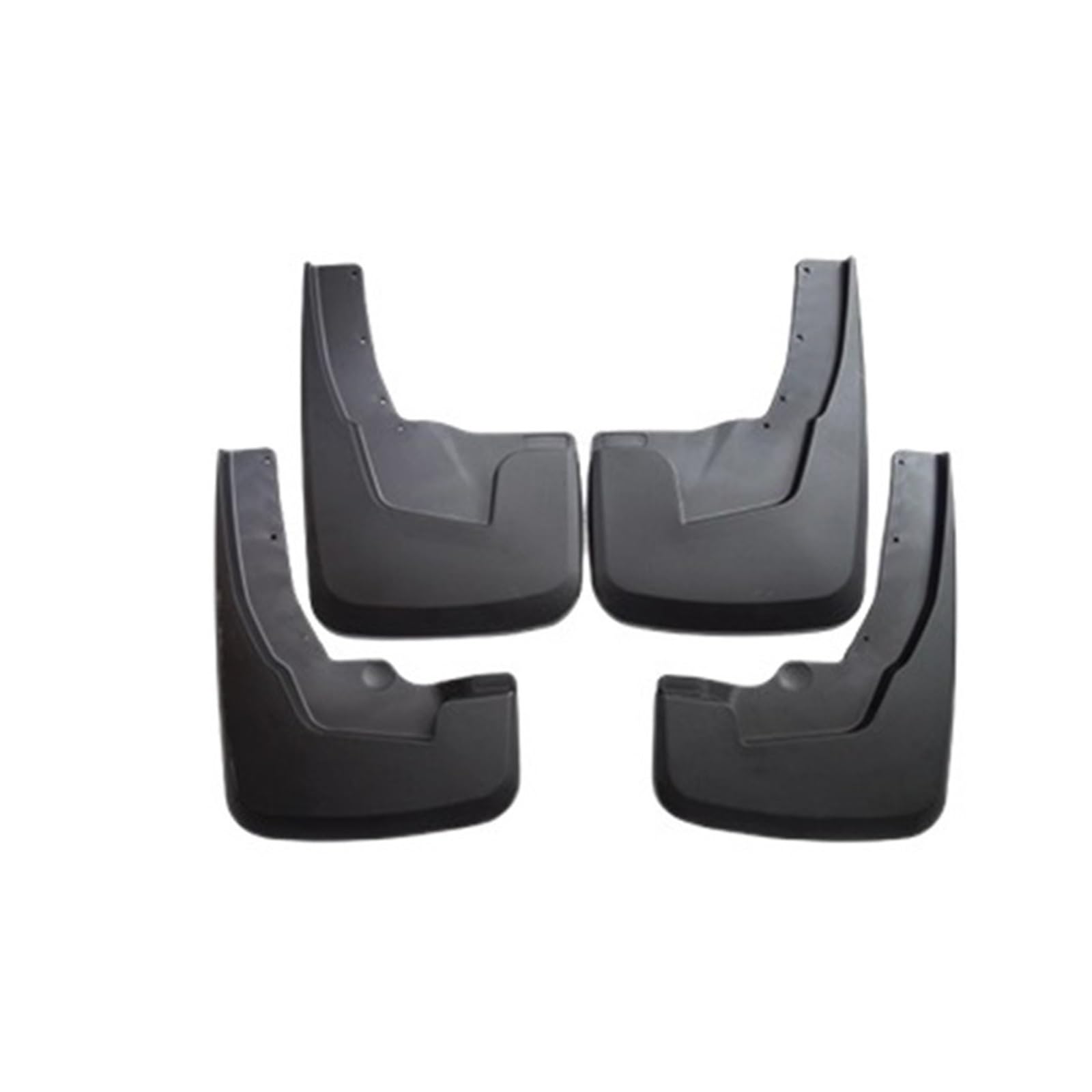 LKW-Schmutzfänger Für Dodge Für RAM 1500 2500 3500 2019-2023 Kotflügel Vorne Hinten 4 stücke Schmutzfänger Guards Spritzschutz Autozubehör Schmutzfänger(With Wheel eyebrow) von Generisch