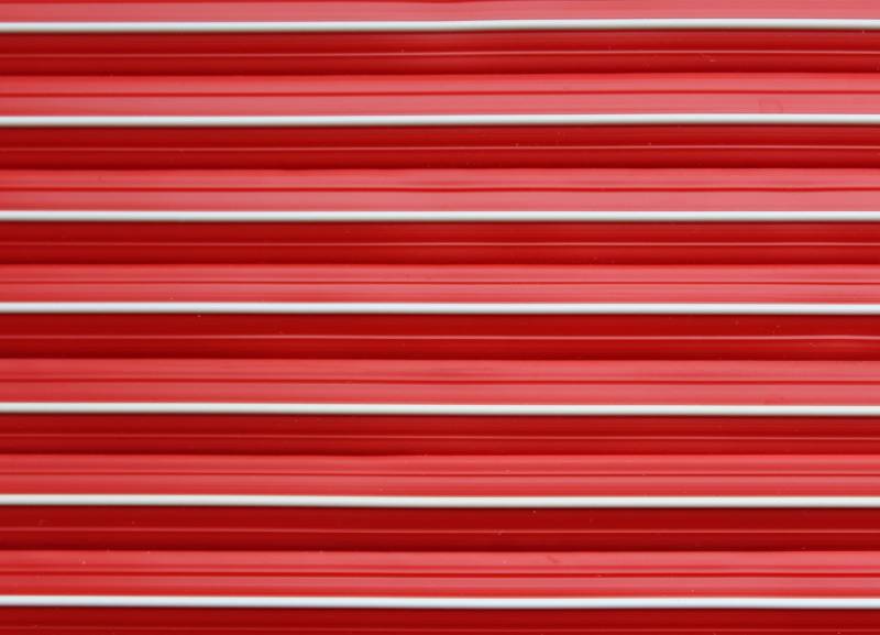 Leistenfüller 12mm - rot-weiß 30m - Abdeckprofil Kederband Wohnwagen von Generisch