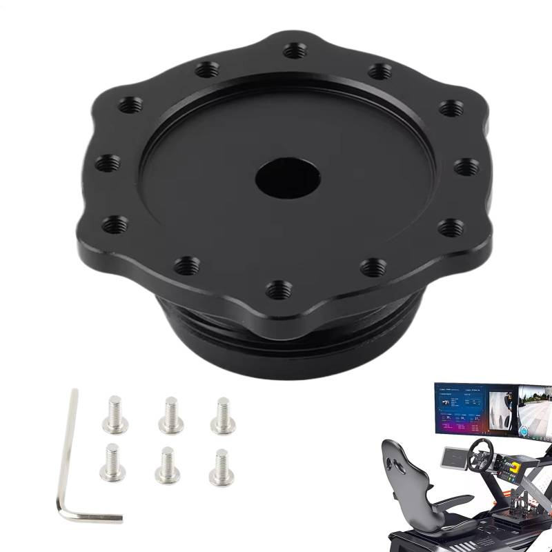Lenkradnabenadapter,Kompatibler Lenkrad Adapter - Austauschsystem Für PC Rennsimulator Zubehör Für Erwachsene & Jugendliche von Generisch