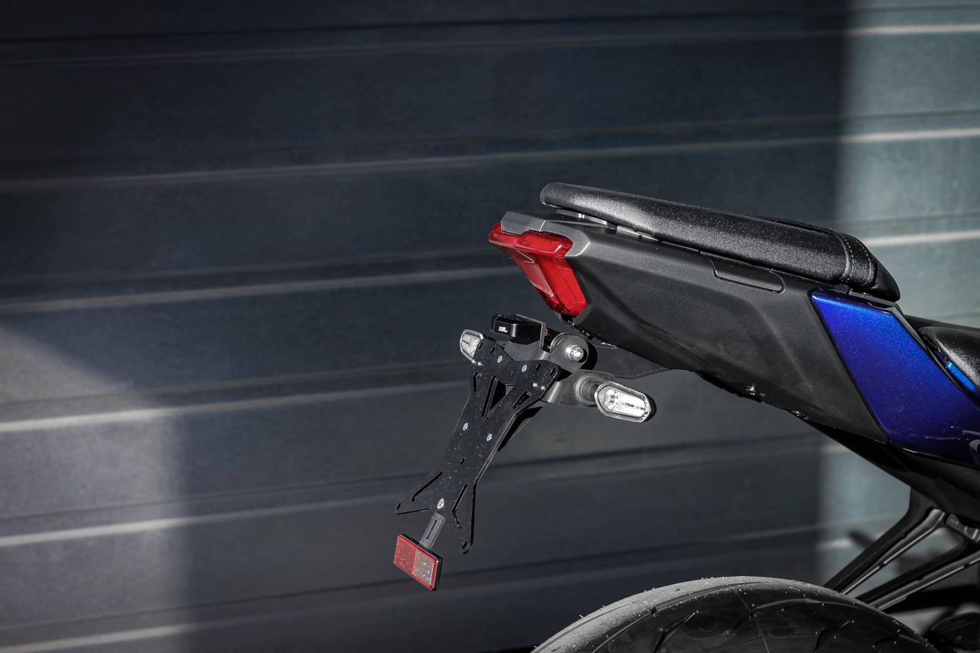 MG Biketec Kurzes Heck - Kennzeichenträger - Kennzeichenhalter geeignet für Yamaha MT-07 ab 2025 (172x167mm) von Generisch