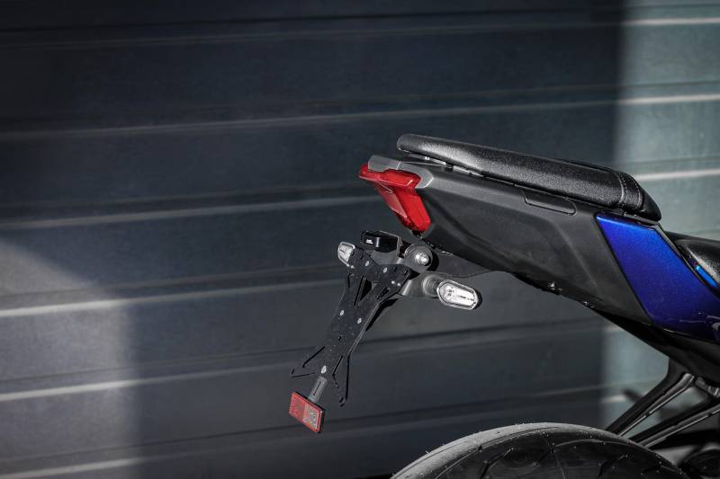MG Biketec Kurzes Heck - Kennzeichenträger - Kennzeichenhalter geeignet für Yamaha MT-07 ab 2025 (172x167mm) von Generisch