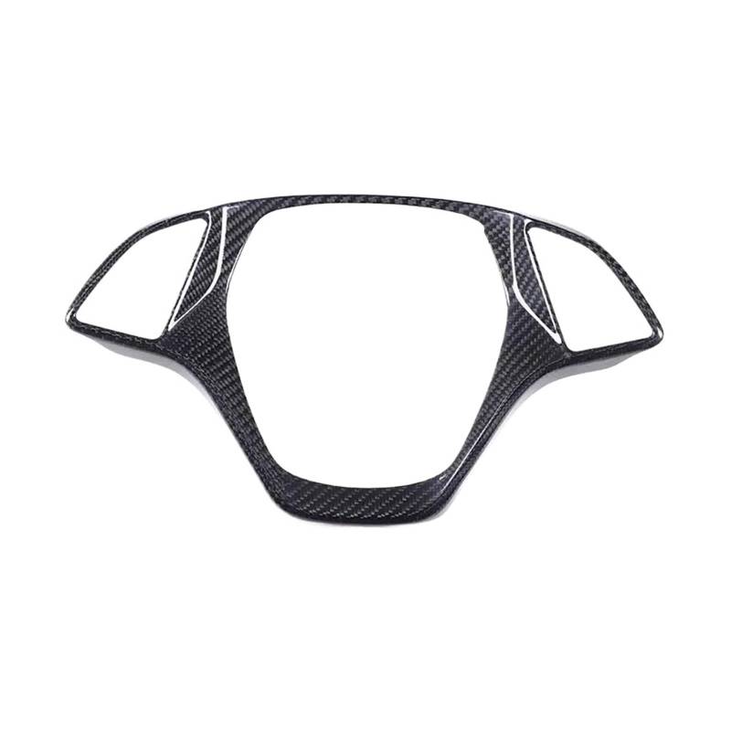 Mittelkonsolenverkleidung Für Corvette C7 2014-2019 Auto Lenkrad Dekor Abdeckung Trim Aufkleber Auto Zubehör(Schwarz) von Generisch