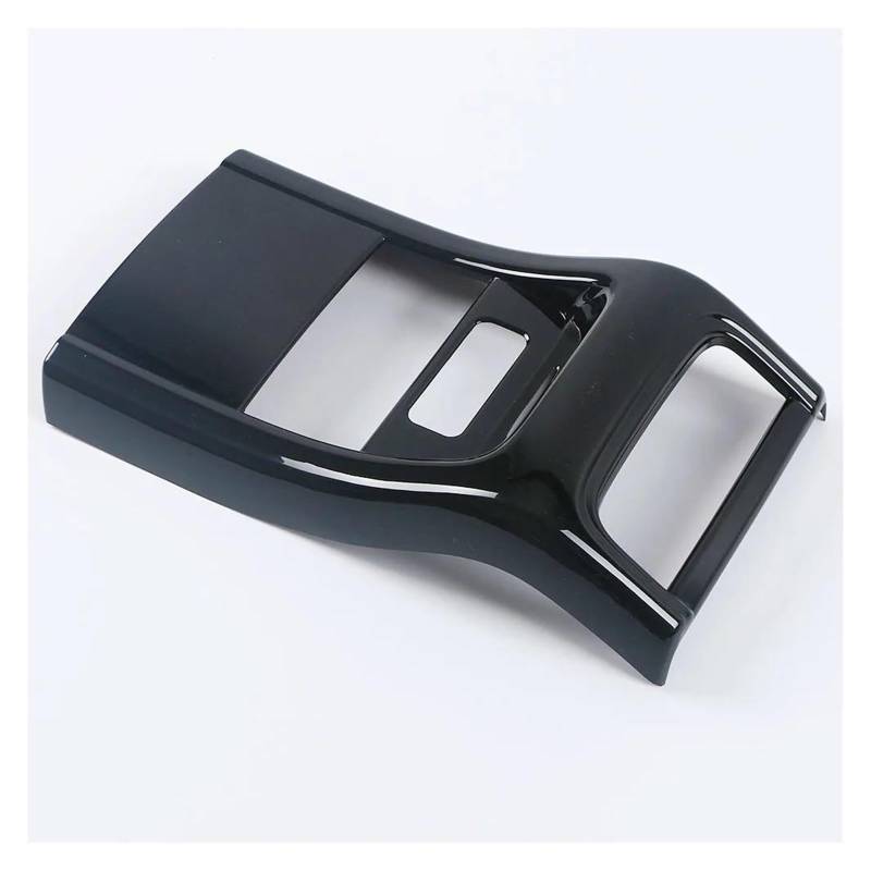 Mittelkonsolenverkleidung Für Tank 300 2022 2023 RHD LHD Zubehör Center Console Armlehne Box Hinten Luftauslass für Vent Rahmen Abdeckung Anti kick Platte(Schwarz) von Generisch