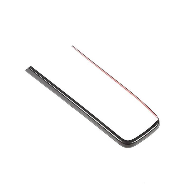 Mittelkonsolenverkleidung Für X1 U11 2023-2024 ABS Carbon Faser/Silber Auto Armlehne Box Dekoration Streifen Trim Auto Zubehör(Schwarz) von Generisch
