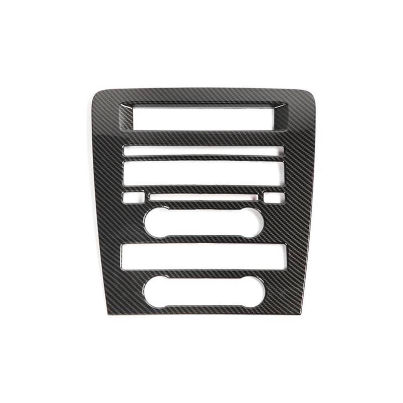 Mittelkonsolenverkleidung fürs Auto ABS Center Control Navigation Panel Kleine Bildschirm Dekoration Abdeckung Für Mustang 2009-2013 Innen Zubehör(Carbon grain) von Generisch