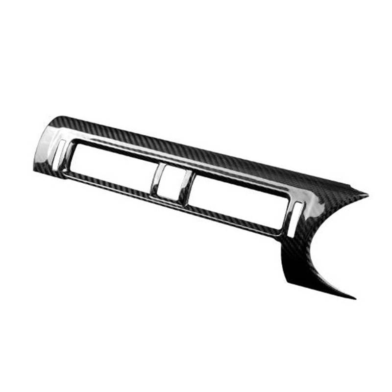 Mittelkonsolenverkleidung fürs Auto Für BRZ GR86 2021 2022 2023 2024 Center Air Outlet für Vent Aufkleber Rechtslenker Innen(Schwarz) von Generisch